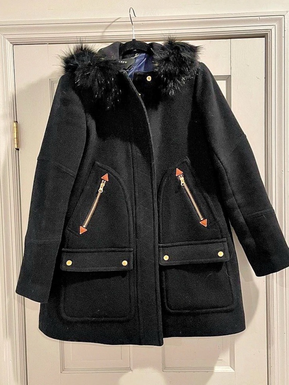J.Crew Italian Stadium Cloth Chateau Parka